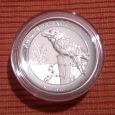 Moneda argint 1 uncie Australia Kookaburra 2016 high relief cutie+certificat foto