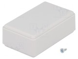 Carcasă universală SIMPLEGANT ABS gri 35mm x 58mm x 21mm