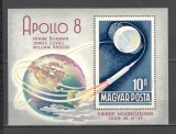 Ungaria.1969 Cosmonautica:Apollo 8-Bl. XU.134