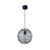 Pendul GLS Dacite, negru, cablu reglabil, 1xE27