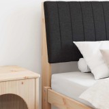 Cumpara ieftin Tablie tapitata Negru 100 cm Lemn de pin masiv