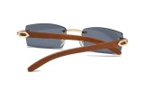 Ochelari de soare fara rama, forma dreptunghiulara Cartier&nbsp;Ray&nbsp;ban, Barbati, Rectangulara, Ray Ban