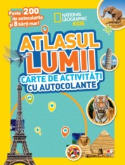 Atlasul lumii. Carte de activitati cu autocolante |