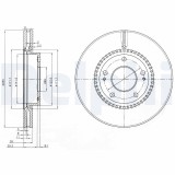 DELPHI BG3861C Disc frana