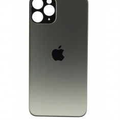 Capac Baterie Apple iPhone 11 Pro Verde, cu gaura pentru camera mare