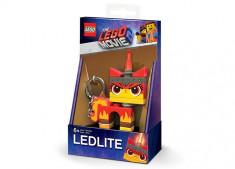 Breloc cu lanterna LEGO Movie 2 Angry Kitty (LGL-KE147) foto