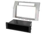Cadru Radio 2 DIN Argintiu Compatibil Toyota Corolla Verso 2005-2009 PER.PIC.