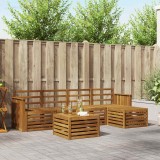 vidaXL Seturi de canapele 6 pcs natural Lemn Solid de Acacia 3374684