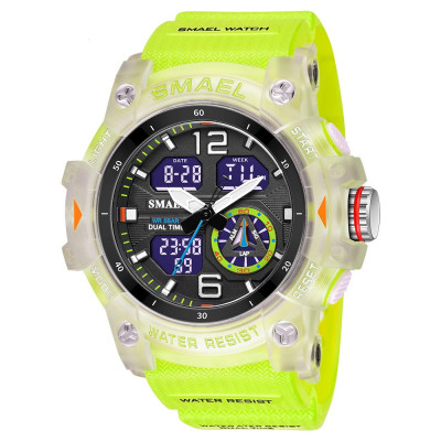 Ceas barbatesc Smael Sport Digital Cronograf Cronometru Alarma Lumina foto