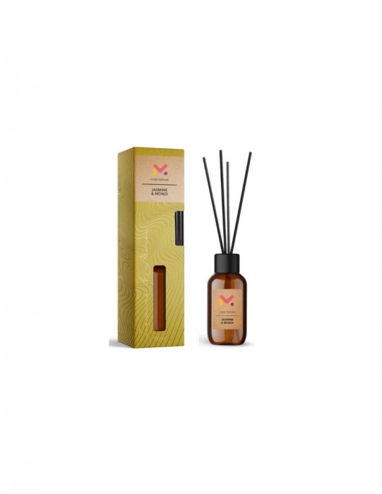 Odorizant cu betisoare pentru camera, 125 ml, aroma Iasomie și Monoi