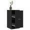 Gossi dulap de farmacie, negru, 40x41x77,5 cm, lemn prelucrat