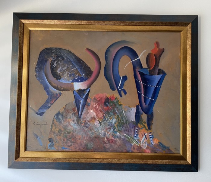 Coridă, U/C de artistul Gheorghe Lungu