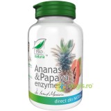 Ananas, Papaya si Enzime 60cpr