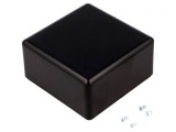 Carcasă universală SENSES ABS neagră 69x69x37mm
