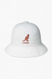 Kangol pălărie Kapelusz Kangol Big Logo Casual K3407 WHITE culoarea alb K3407.WHITE-WHITE