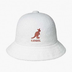 Kangol pălărie Kapelusz Kangol Big Logo Casual K3407 WHITE culoarea alb K3407.WHITE-WHITE