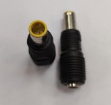 Mufa adaptoare alimentare DC 2.5x5.5 mm mama la 7.9x5.5 mm cu Pin in interior tata