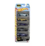 Cumpara ieftin Set 5 masinute Hot Wheels - Batman