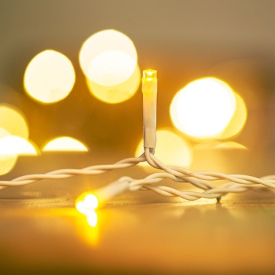Sir de lumini alb-cald pentru Craciun - 50 LED-uri - 5 m - 8 programe Best CarHome foto