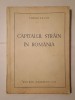 Tudor Savin - Capitalul străin &icirc;n Rom&acirc;nia (1947)