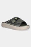 UGG papuci Maxxer Slide 2.0 bărbați, culoarea verde, 1167871-WLN