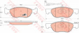 Set placute frana,frana disc FIAT BRAVO I (182) (1995 - 2001) TRW GDB1290