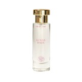 Parfum cu feromoni EYE OF LOVE Sunny Daze, pentru femei, note de bergamotă, trandafir de Damasc și iasomie, roz, 30 ml
