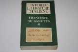 Istoria literaturii italiene - Francesco de Sanctis