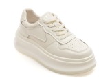 Pantofi sport GRYXX albi, 9726, din piele naturala