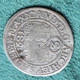 Salzburg 3 kreuzer 1681 , argint