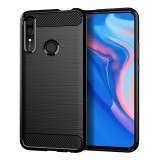 Husa TPU OEM Carbon pentru Huawei P Smart Z, Neagra