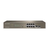 Cumpara ieftin Switch 8 porturi PoE Gigabit, 1 port RJ45 Gigabit, 1 port SFP Gigabit, 1U, L3 Management - IP-COM G5310P-8-150W