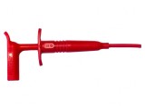 Clips de măsurare cu c&acirc;rlig roşu, 140mm
