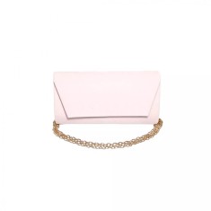 Geanta mica, plic pentru ocazii si petreceri, catifea roz, 20 x 10 cm, Magrot 20450