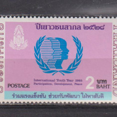 ANUL INTERNATIONAL AL TINERETULUI 1985 THAILANDA MI. 1146 MNH