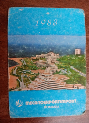 C9 20 - 1983 - Calendar de buzunar - reclama turism foto