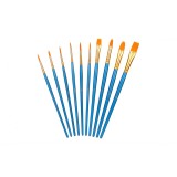 Set de 10 pensule Amazon Basics, pentru pictat, 10 dimensiuni - RESIGILAT