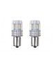 Set 2 bec led auto P21W (BA15S) UltraBright 12v/24v 1000lm alb, Amio
