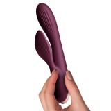 Vibrator Rabbit Climaximum Lyanna, Burgundy, 25 cm