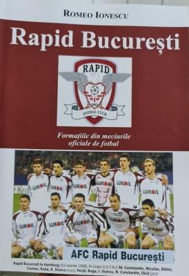 RAPID BUCURESTI FORMATIILE DIN MECIURILE OFICIALE DE FOTBAL DIV A ROMEO IONESCU foto