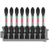 Bosch PRO Pozidriv Impact - Set capete de insurubare profil PZ2 8 bucati