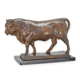 Taur-statueta din bronz cu un soclu din marmura TBB-22, Animale