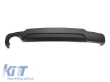 Difuzor tip C200 potrivit pentru bara spate A Design pentru Mercedes Clasa C W204 2012-2014 -o---- Performance AutoTuning