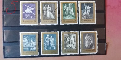 A12 S3 1 - Timbre foarte vechi - Polonia - arta - teatru foto