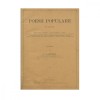 G. Dem. Teodorescu, Culegere de poezii populare, 1885