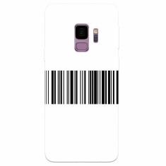 Husa silicon pentru Samsung S9, Bar Code foto