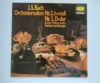 J. S. Bach - Orchestersuiten Nr. 2, H-moll, Nr. 3, D-dur, Herbert Von Karajan foto