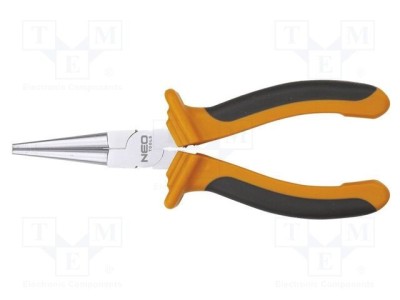 Clești semirotunzi 160mm NEO TOOLS, oțel crom-vanadium, m&amp;acirc;ner ergonomic foto