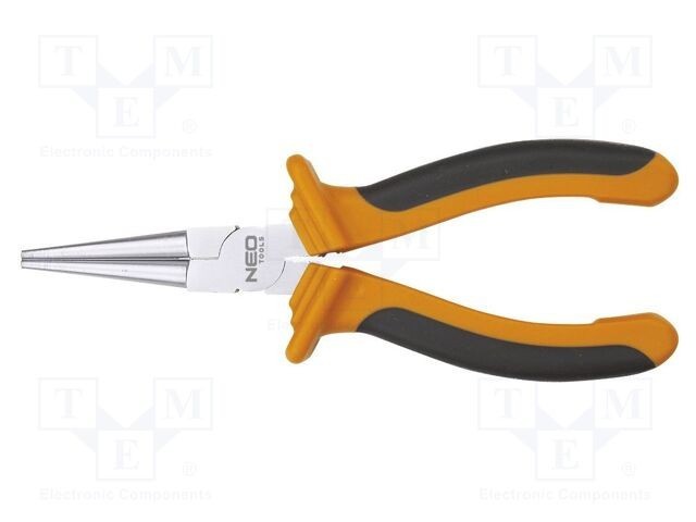 Clești semirotunzi 160mm NEO TOOLS, oțel crom-vanadium, m&acirc;ner ergonomic