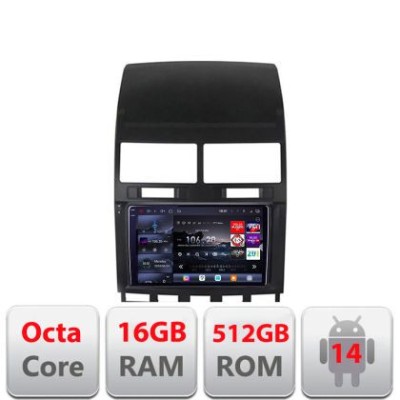 Navigatie VW Touareg 2004-2011 Edotec Kit-042 8 core QLED 2K 16+512 360 Android Waze USB Navigatie Internet Youtube Radio CarStore Technology foto